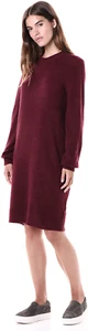 Daily Ritual Women's Stretch V-neck Burgundy Sweater/Dress Small FREE UK POSTAGE - Picture 1 of 2