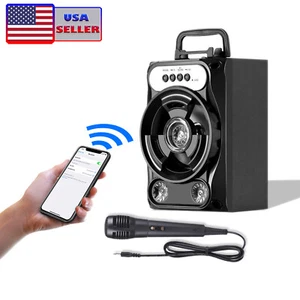 Bluetooth 5W Portable Speaker Wireless Waterproof Outdoor Stereo Bass - Picture 1 of 5