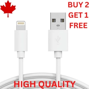 Câble de charge chargeur USB 1M-3M 3FT-10FT 8 broches iPhone 14 13 12 11 Pro Max XS XR - Photo 1 sur 6