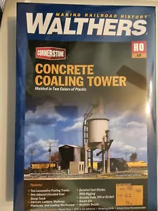 Kit de construcción/estructura a escala Walthers Cornerstone HO torre de carbón de concreto - Imagen 1 de 2