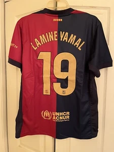Lamine Yamal #19 Barcelona FC 2024/2025 Home Original Authentic - Picture 1 of 2
