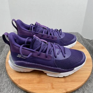Under Armour Curry 7 3023838-501 Purple Basketball Women's Shoes 7.5 NEW - Picture 1 of 8