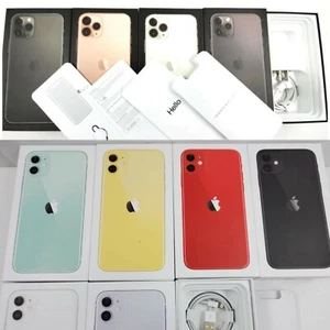 iPhone 11 11 Pro Max Pro Empty Retail Box with Option of Accessories NEW - Picture 1 of 14