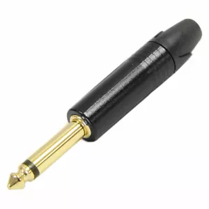Seismic Audio - 1/4" Male TS Phone Plug Connector - 2 Pole - New - Pro Audio - Picture 1 of 3