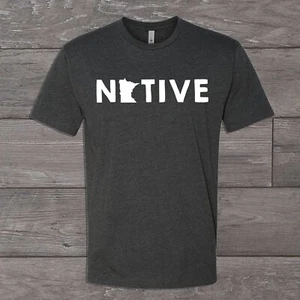 Minnesota Native State T-shirt Tee Tshirt Unisex MN - Picture 1 of 2