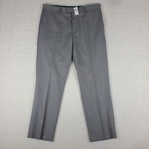 Banana Republic Dress Pants Mens  33 x 30 Gray Slim Fit Trousers Slacks NWT