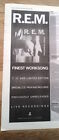 R.E.M Finest Worksong 1988 UK Poster size Press ADVERT 16x6 inches