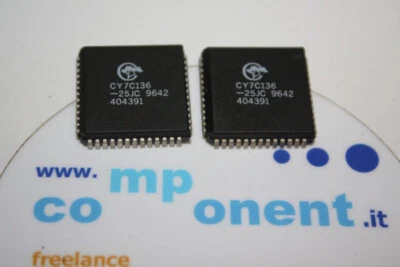 CY7C136-25JC Ceramic PLCC-52 CYPRESS 2Kx8 Dual-Port Static RAM Ic Rh -1Pcs (AA5) - Image 1 of 4