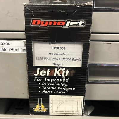 1995-1999 Suzuki GSF600 Bandit Dynojet Jet Kit Stage 1 DJ-3120 - Image 1 of 2