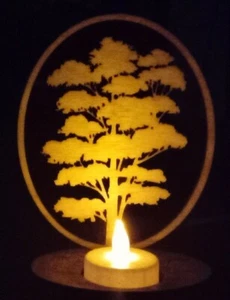 Baum Teelicht Kerze LED Display - Bild 1 von 7