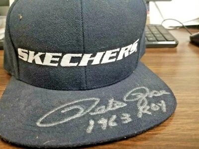 PETE ROSE SKECHERS BLUE HAT "PETE IN THE HALL" (AUTOGRAPHED) HAT, ADJUSTABLE  - Изображение 1 из 3