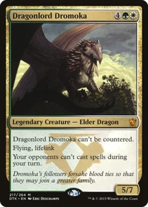 Dragonlord Dromoka X (1) Dragons Of Tarkir - EX/NM - M217/264 - 4RCards - Picture 1 of 1
