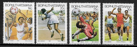 South Africa - Bophuthatswana #188-91 MNH Set - Sports Cover