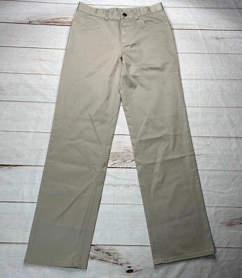 Pantalones Brooks Brothers para niños caqui 12 vellón chino frente plano parte inferior informal nuevos sin etiquetas Foto 1 de 4