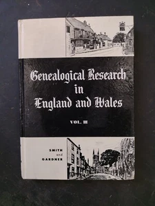 GENEALOGICAL RESEARCH IN ENGLAND AND WALES Vol III-Smith & Gardner - Picture 1 of 5