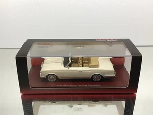 TRUESCALE TSM 104323 ROLLS ROYCE CORNICHE CONVERTIBLE -CREAM 1:43- GOOD IN BOX - Imagen 1 de 10