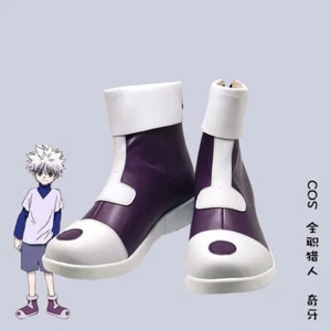 Anime HUNTER×HUNTER Killua Zoldyck Men's Shoes Boots Cosplay Accessories NEW - Picture 1 of 6