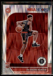De'Andre Hunter 2019-20 Hoops Yellow RC #202 Atlanta Hawks