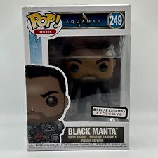 Funko Pop BLACK MANTA Unmasked # 249 Regal Cinemas AQUAMAN Exclusive NEW IN BOX