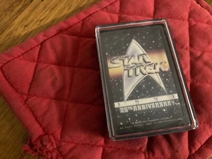 Vintage Star Trek 1991 25th Anniversary Playing Cards Sealed EXC - Bild 1 von 6