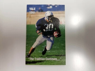 Yale University 1991 Football Pocket Schedule - Image 1 of 2