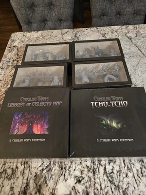 Cthulhu Tcho & Wars Library at Celaeno Map Expansion Lot See All Pics - Image 1 of 4