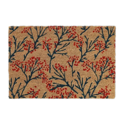 Fußmatte kokos Türmatte mit Zweigen Schmutzfangmatte Eingangsmatte wetterfest - Bild 1 von 4