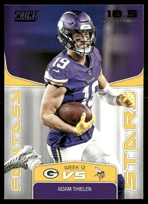 2019 Score Fantasy Stars Adam Thielen #FS-12 - Image 1 of 2