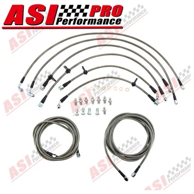 Replacement Front & Rear Brake Line Kit Fit 1994-2001 95 Acura Integra RS LS. - Image 1 of 4