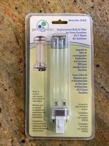 Germguardian EV9LB 2-Pack Replacement Bulb & Filter for UV-C Room Air Sanitizer - Picture 1 of 5