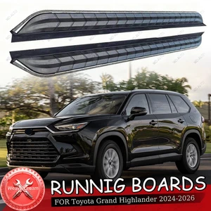 2PC Side Steps Nerf Bar Running Board Fits For Toyota Grand Highlander 2024-2026 - Imagen 1 de 8