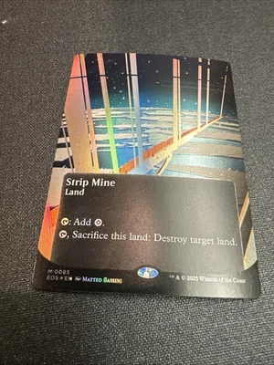 MTG Edge of Eternities Strip Mine Borderless Foil - Image 1 of 3