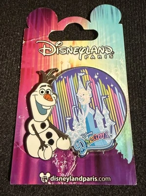 Prendedor Disneyland París Frozen Olaf Elsa Disney Dreams DLP Foto 1 de 3