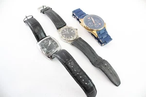 Mens Quality Watches Quartz Emporio-Armani Rotary Working x 3 - Picture 1 of 4