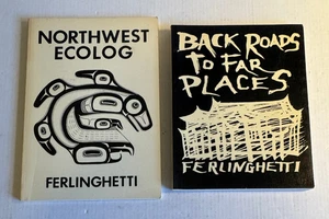 Lawrence Ferlinghetti Lot Northwest Ecolog + Back Roads to Far Places Very Good - Picture 1 of 6