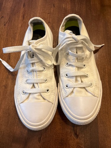 Scarpe da tennis bianche Chuck Taylor II Converse per bambini taglia 1
