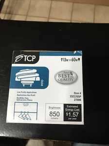 TCP Bulb (33213SSP) 13W - 120V - 850 Lumens - 10,000 Hours - GU24 (NEW) - Picture 1 of 4