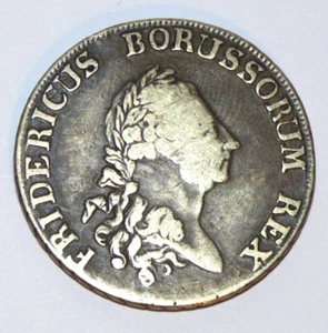 Rarity, Prussia, 1 Reichs Thaler 1779 A, Fridericus Borussorum Rex, Collection - Picture 1 of 3