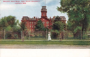 UNIVERSITY OF NEBRASKA LINCOLN NE ORIGINAL MAIN BLDG c1906 POSTKARTE 061824 T - Bild 1 von 2