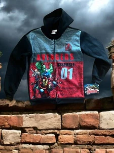 Marvel Avengers Assemble Hoodie Sweatshirt Youth XL (14-16) Hulk Iron Man New - Picture 1 of 10