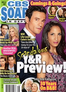 CBS Soaps In Depth Magazine April 17 2017 Christel Khalil Daniel Goddard - Picture 1 of 1