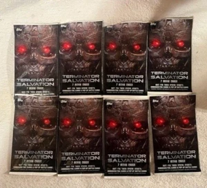 1 Pack- 2009 TERMINATOR SALVATION- 7 MOVIE CARDS - Factory Sealed - Picture 1 of 2