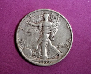 1934-S Walking Liberty Half Dollar #P16596 - Picture 1 of 2