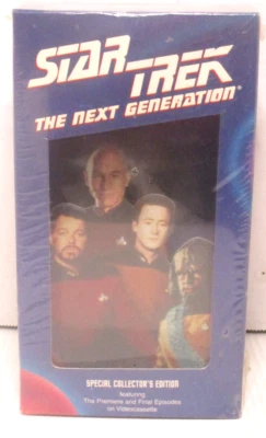 SEALED 1995 STAR TREK THE NEXT GENERATION SPECIAL COLLECTORS 2 VHS BOX SET - Image 1 of 4