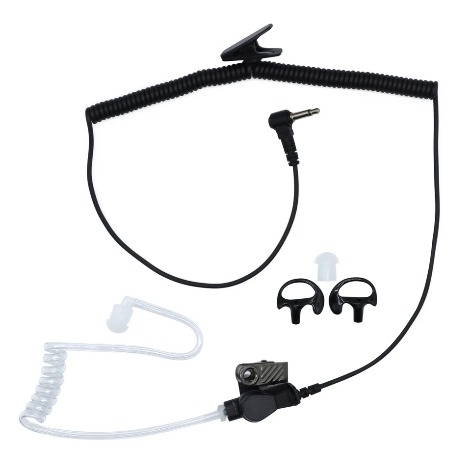 MaximalPower RHF 617-1N 3.5mm RECEIVER/LISTEN ONLY Surveillance Headset Earpiece