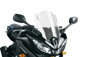 Z-RACING WINDSCREEN FOR MOTORCYCLE YAMAHA FZ8 FAZER 2010-2012 BY PUIG CLEAR - Picture 1 of 7