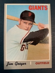 1970 Topps Jim Gosger #646 Baseball Card