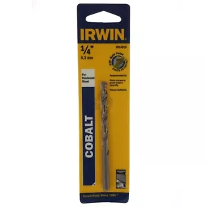 Irwin Industrial Tools 3016016 1/4" punta trapano punto diviso cobalto 135° - Foto 1 di 15