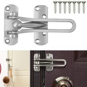 Inside Door Lock Latch Swing Bar Front Door Guard Stopper for Home Hotel - Picture 1 of 11