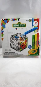 Sesame Street 123 Magna-Tiles Crayola 10 piece kit paint on ages 3-99 NIB - Picture 1 of 1